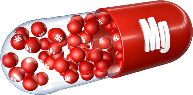 Viên nang Magnesium (Mg) minh họa cơ chế tác động của Magnesium Oxide