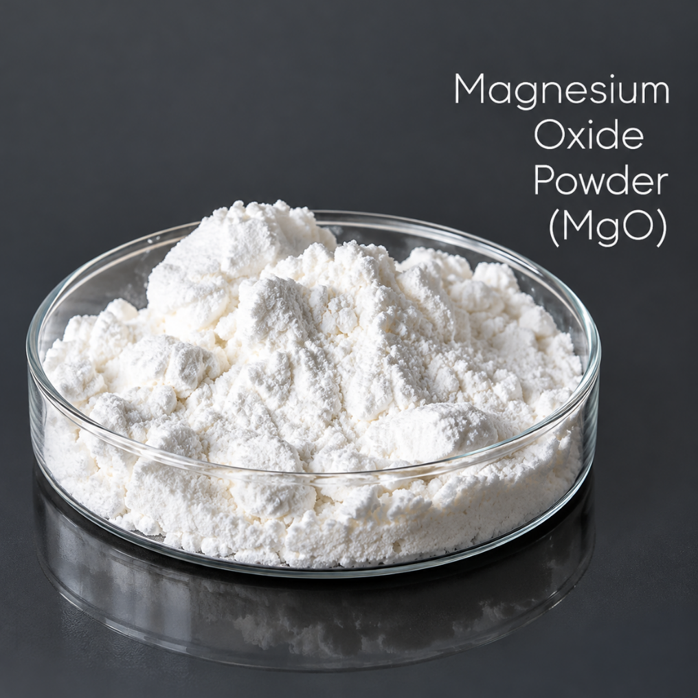 Magnesium Oxide dạng bột trắng (MgO)